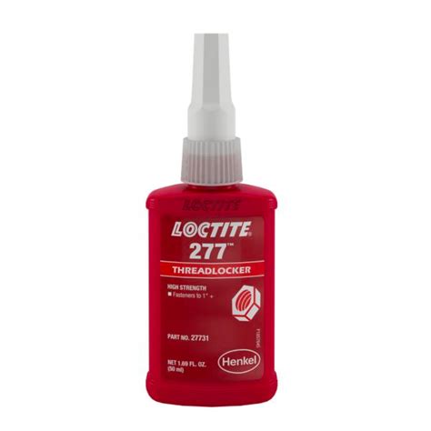 Loctite 277 High Strength Permanent Threadlocker for Large Bolts