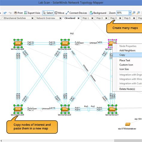 Network Diagram Software Solarwinds Network Topology