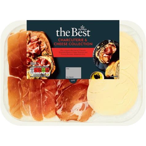 Morrisons The Best Italian Charcuterie & Cheese Selection (128g ...