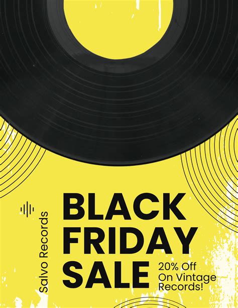 Vintage Black Friday Flyer Template - Edit Online & Download Example ...