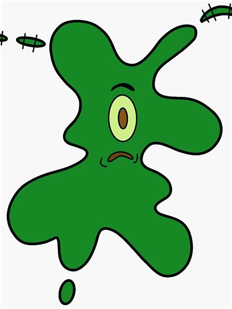 "Squished plankton meme" Sticker by Brian774 | Redbubble