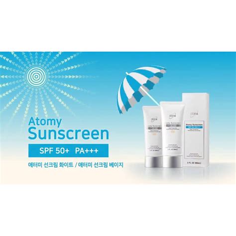 Atomy Sunscreen Sunblock SPF50+ PA+++ 60ml Made in Korea (Ready Stock ...