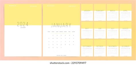 Calendar 2023 Week Starts Sunday Minimal Stock Vector (Royalty Free) 2293709497 | Shutterstock