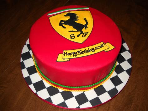 Ferrari Emblem Cake - CakeCentral.com