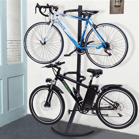 Get the best choice Racor Gravity Bike Rack Storage 2 Bikes Adjustable Wall Mount Stand PLB-2R ...