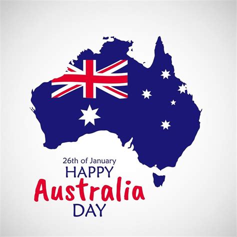 26 January Happy Australia Day. Vector Illustration 3355375 Vector Art ...