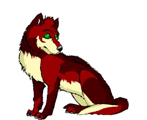 Wolf drawing on ms paint by Aguiny on DeviantArt