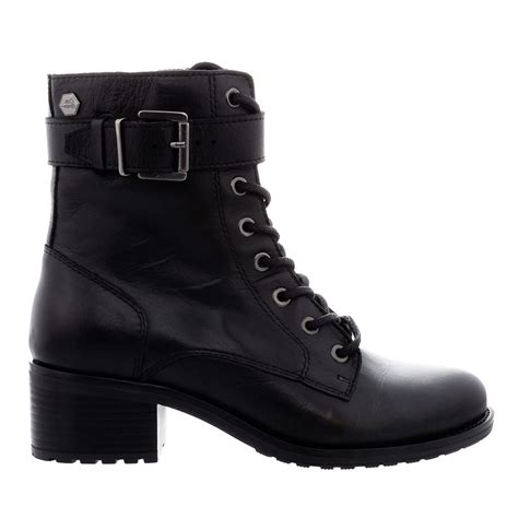 Carl Scarpa Turner Black Leather Buckle Ankle Boots | Jarrold, Norwich