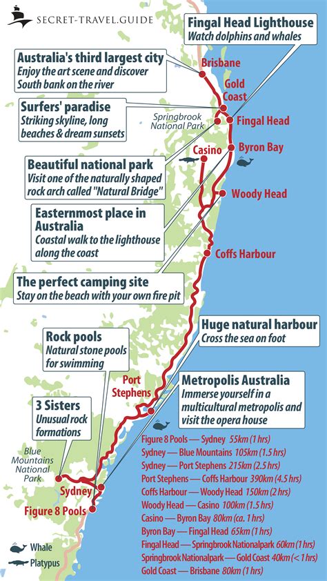 Surfers Paradise Gold Coast Australia Map