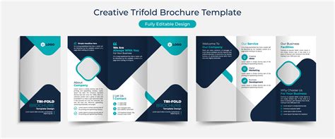 Creative Corporate Business Trifold Brochure Template Design, abstract ...