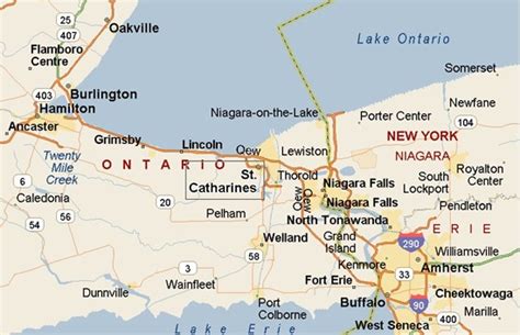 St. Catharines, Ontario area map & More