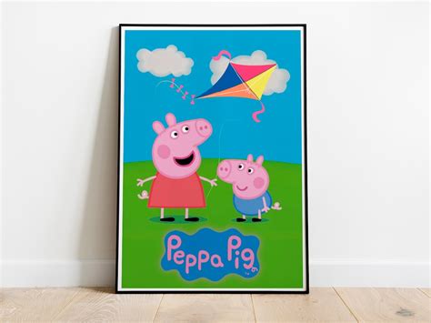 PIG POSTER Printable Wall Art Digital Download Poster Home | Etsy