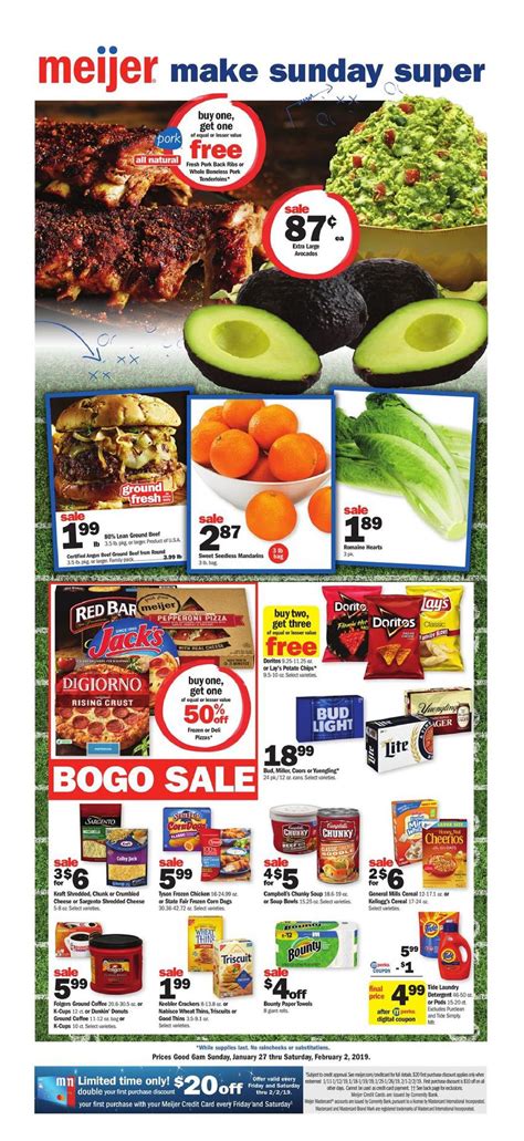 Meijer Weekly Ad Jan 27 - Feb 2, 2019 - WeeklyAds2