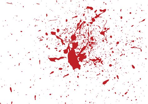 Grunge blood splatters free vector art