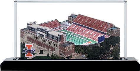 Illinois Fighting Illini Memorial Stadium, 13" with display case