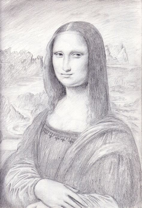 Mona Lisa sketch by dashinvaine on DeviantArt