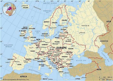 Europe geography key facts and maps - World atlas