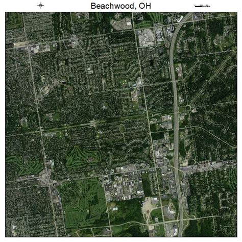 Aerial Photography Map of Beachwood, OH Ohio