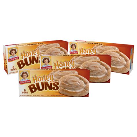 Little Debbie Honey Buns, 4 Boxes, 24 Individually Wrapped Breakfast Pastries, 24 - Pick ‘n Save