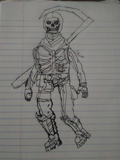 Skull Trooper Art | Fortnite: Battle Royale Armory Amino