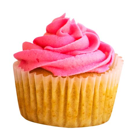 Pink Cupcake Transparent Background - PNG Play