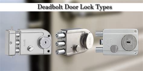 Different Types of Deadbolt Door Locks | McCoy Mart