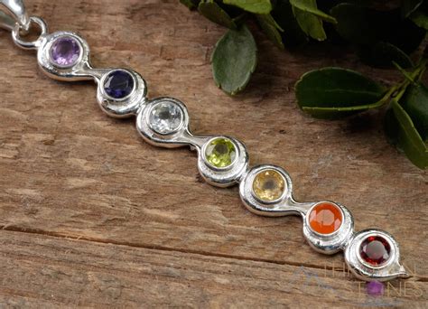 CHAKRA Crystal Pendant Handmade Jewelry Chakra Stones - Etsy