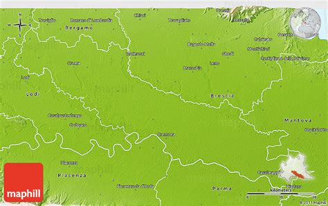 Physical 3D Map of Cremona