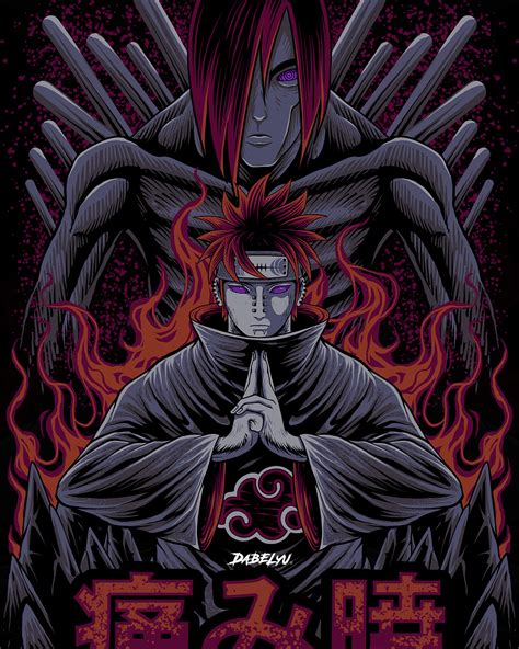 Pain akatsuki tshirt design on Behance