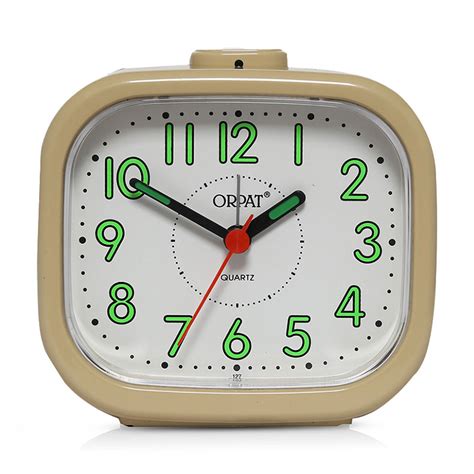 Orpat TBB-127 Buzzer Alarm Clock (Apricot) | Orpat Group