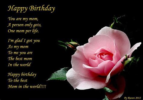 happy birthday mother poems | Happy Birthday Mom - Poems about Family ... | Happy birthday mom ...