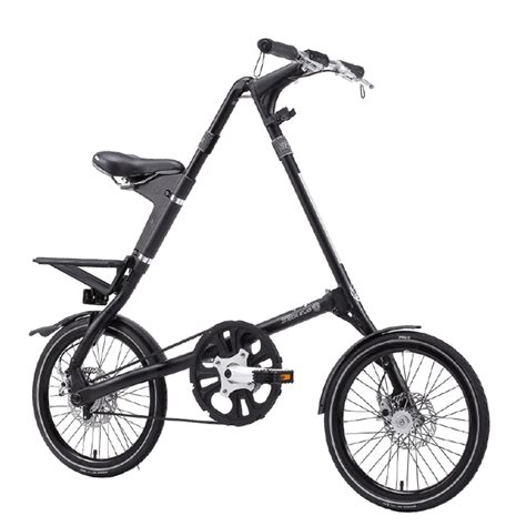 STRIDA Evo 3S Glossy Black Folding bike — STRIDA