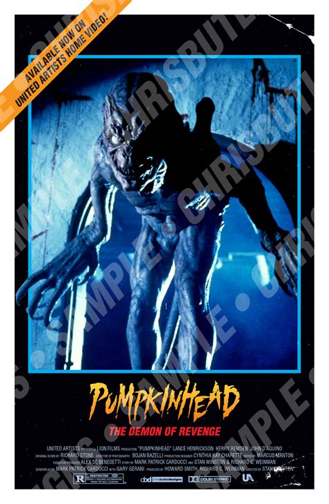 Pumpkinhead 11x17 Movie Poster | Etsy