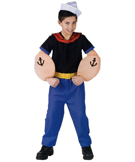 Popeye Kids Costume - Boys Halloween Costumes