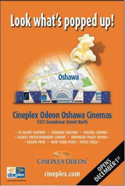 Cineplex Odeon Oshawa Cinemas in Oshawa, CA - Cinema Treasures