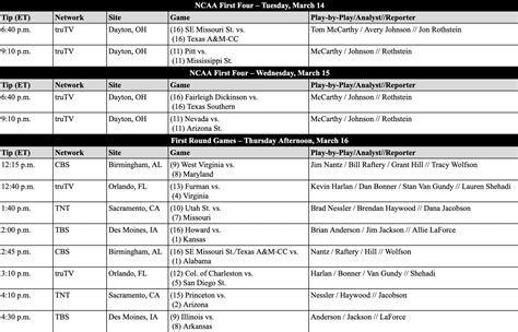 2024 Ncaa Tv Schedule - Angie Bobette