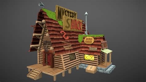 Gravity Falls Mystery Shack - 3D model by Krissy Harling (@kharling) [ca9ef21] - Sketchfab