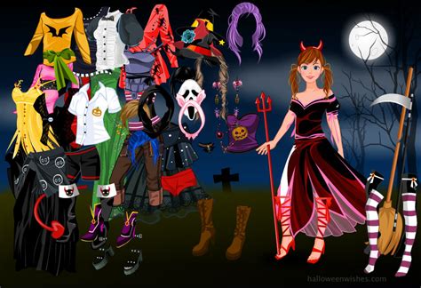 Free Halloween Games: Six Spooky Dress Up Games