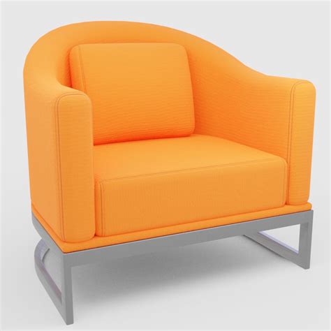 Round Shape Chair 3D Model $39 - .max .c4d - Free3D