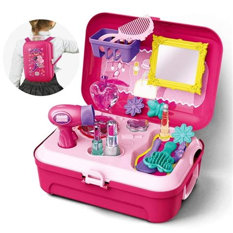 Girls Pretend Play Makeup Set for Children, Kids Make it Up for Little Girls Princess Toys for ...