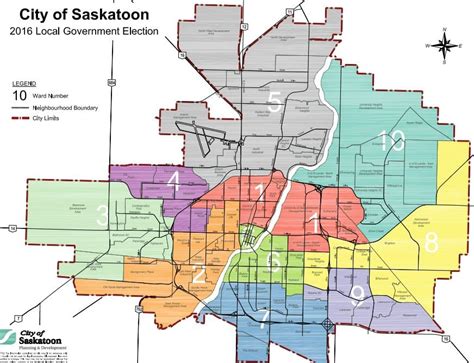 City Of Saskatoon Neighbourhood Map - China Map Tourist Destinations