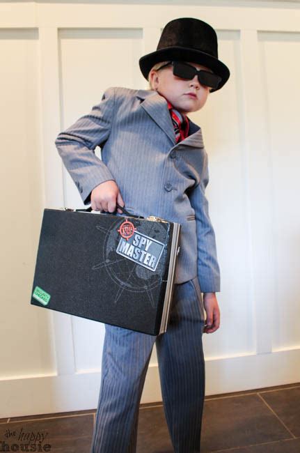 Thrifted Gentleman Spy DIY Halloween Costume | The Happy Housie