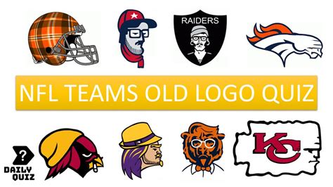 Guess The NFL Teams By Their Old Logo Quiz - YouTube