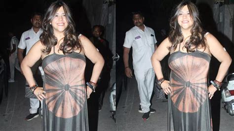 Netizens mock Ekta Kapoor for her outfit: 'Itne paise ka kya hi fayda ...