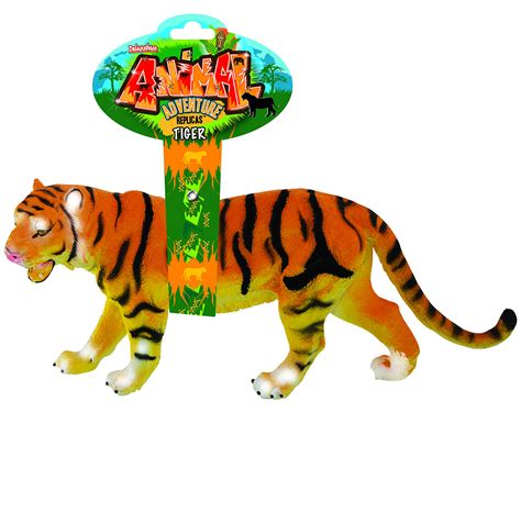 Tiger Toy Animal Adventure Replica Figure by Deluxebase. These large ...