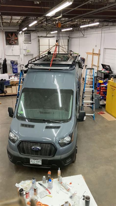 Ford Transit Aluminess Roof Rack Installation Time Lapse [Video] | Ford transit, Ford transit ...