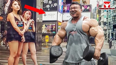 He is The BIGGEST Chinese Bodybuilder in the World - Guosheng Yuan - YouTube