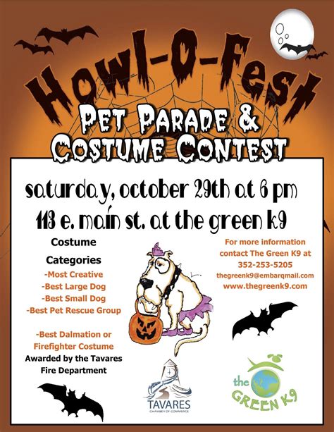 Halloween Pet Parade Flyer Free (8+ Amazing Designs) | Pet parade ...