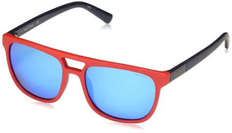 Nautica mens N3633sp Rectangular Sunglasses | Nautical Fashions