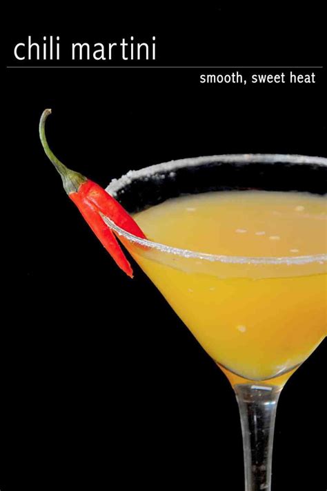 Chili Martini Cocktail Recipe with Gin or Vodka | White On Rice Couple ...